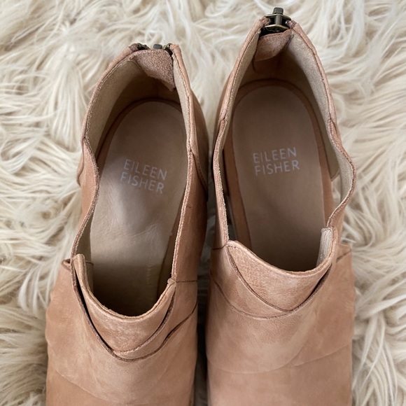 Eileen Fisher Walt Nubuck Booties - Picture 4 of 9
